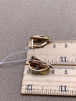 *Серьги цв Лимонное, Красное, Белое арт. 02-4043-00-000-1140-48-059 (вес 4,07 г) - фото 340672 *Серьги цв Лимонное, Красное, Белое арт. 02-4043-00-000-1140-48-059 (вес 4,07 г) - фото 340672