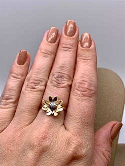 *Кольцо р.17 цв Красное Лимонное Белое Микс арт. 01-5017-00-000-1140-48-489 вес 2,53 г - фото 340701