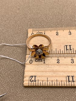 *Кольцо р.17 цв Красное Лимонное Белое Микс арт. 01-5017-00-000-1140-48-489 вес 2,53 г - фото 340703