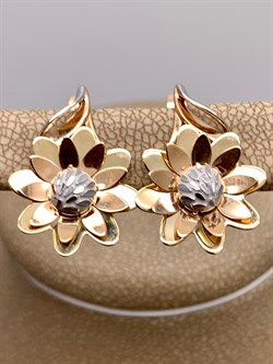 *Серьги цв Красное, Белое, Лимонное арт. 02-3920-00-000-1140-48-441 (вес 3,81 г) - фото 340708