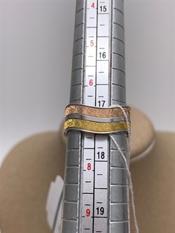 *Кольцо р.17,5 цв Лимонное, Красное, Белое арт. 01-4811-00-000-1140-54-921 вес 4,93 г - фото 340740 *Кольцо р.17,5 цв Лимонное, Красное, Белое арт. 01-4811-00-000-1140-54-921 вес 4,93 г - фото 340740