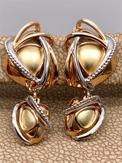 *Серьги цв Лимонное, Красное, Белое арт. 02-4186-00-000-1140-66-346 (вес 4,68 г) - фото 340777 *Серьги цв Лимонное, Красное, Белое арт. 02-4186-00-000-1140-66-346 (вес 4,68 г) - фото 340777