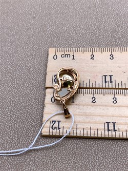 *Подвеска цв Лимонное, Красное, Белое арт. 03-2944-00-000-1140-48-908 (вес 2,57 г) - фото 340802