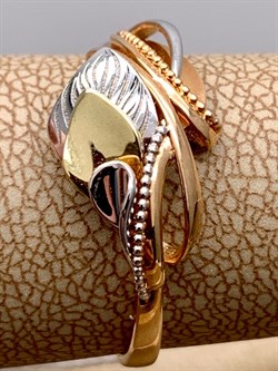 *Кольцо р.19,5 цв Красное, Белое, Лимонное арт. 01-5107-00-000-1140-48-157 (вес 2,47 г) - фото 340806