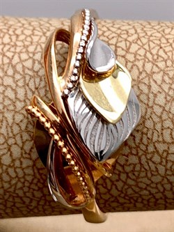 *Кольцо р.19,5 цв Красное, Белое, Лимонное арт. 01-5107-00-000-1140-48-157 (вес 2,47 г) - фото 340807