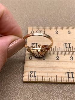 *Кольцо р.19,5 цв Красное, Белое, Лимонное арт. 01-5107-00-000-1140-48-157 (вес 2,47 г) - фото 340811