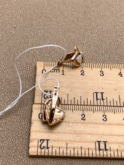*Серьги цв Лимонное, Красное, Белое арт. 02-4117-00-000-1140-48-670 (вес 3,74 г) - фото 340835 *Серьги цв Лимонное, Красное, Белое арт. 02-4117-00-000-1140-48-670 (вес 3,74 г) - фото 340835
