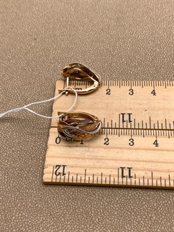 *Серьги цв Лимонное, Красное, Белое арт. 02-4072-00-000-1140-48-638 (вес 4,35 г) - фото 340853 *Серьги цв Лимонное, Красное, Белое арт. 02-4072-00-000-1140-48-638 (вес 4,35 г) - фото 340853