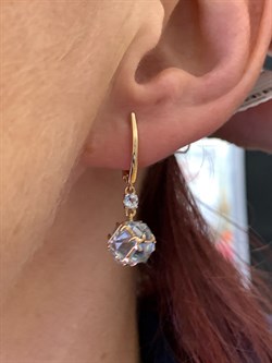 *Серьги Топаз цв Красное арт. 02-4547-00-201-1110-57-469 (вес 4,88 г) - фото 341031 *Серьги Топаз цв Красное арт. 02-4547-00-201-1110-57-469 (вес 4,88 г) - фото 341031