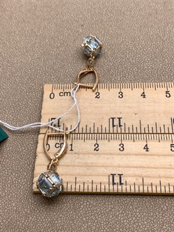 *Серьги Топаз цв Красное арт. 02-4547-00-201-1110-57-469 (вес 4,88 г) - фото 341034 *Серьги Топаз цв Красное арт. 02-4547-00-201-1110-57-469 (вес 4,88 г) - фото 341034