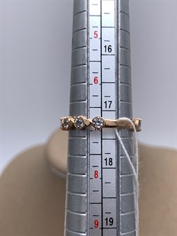 *Кольцо р.17,5 Топаз цв Красное арт. 01-5365-00-201-1110-57-821 (вес 2,19 г) - фото 341038 *Кольцо р.17,5 Топаз цв Красное арт. 01-5365-00-201-1110-57-821 (вес 2,19 г) - фото 341038