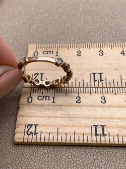 *Кольцо р.17,5 Топаз цв Красное арт. 01-5365-00-201-1110-57-821 (вес 2,19 г) - фото 341043 *Кольцо р.17,5 Топаз цв Красное арт. 01-5365-00-201-1110-57-821 (вес 2,19 г) - фото 341043