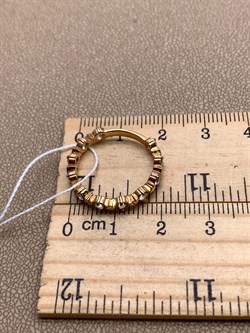 *Кольцо р.17,5 Топаз цв Красное арт. 01-5365-00-201-1110-57-821 (вес 2,19 г) - фото 341044 *Кольцо р.17,5 Топаз цв Красное арт. 01-5365-00-201-1110-57-821 (вес 2,19 г) - фото 341044