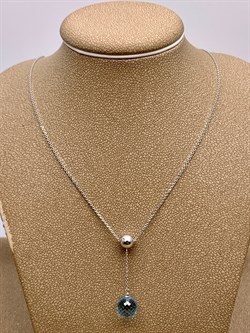 *Колье р.45-50 Топаз цв Белое арт. 07-0225-00-201-1120-46-490 (вес 3,27 г) - фото 341166 *Колье р.45-50 Топаз цв Белое арт. 07-0225-00-201-1120-46-490 (вес 3,27 г) - фото 341166