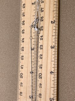 *Колье р.45-50 Топаз цв Белое арт. 07-0225-00-201-1120-46-490 (вес 3,27 г) - фото 341167 *Колье р.45-50 Топаз цв Белое арт. 07-0225-00-201-1120-46-490 (вес 3,27 г) - фото 341167