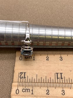 *Кольцо р.18 Топаз цв Белое арт. 01-5315-00-201-1120-57-318 (вес 3,62 г) - фото 341223