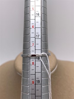 *Кольцо р.18 Топаз цв Белое арт. 01-5315-00-201-1120-57-318 (вес 3,62 г) - фото 341224