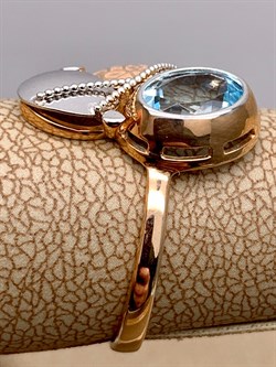 *Кольцо р.18 Топаз цв Красное, Белое арт. 01-5068-00-201-1111-57-190 (вес 2,8 г) - фото 341239 *Кольцо р.18 Топаз цв Красное, Белое арт. 01-5068-00-201-1111-57-190 (вес 2,8 г) - фото 341239