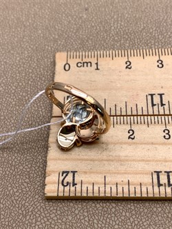 *Кольцо р.18 Топаз цв Красное, Белое арт. 01-5068-00-201-1111-57-190 (вес 2,8 г) - фото 341242 *Кольцо р.18 Топаз цв Красное, Белое арт. 01-5068-00-201-1111-57-190 (вес 2,8 г) - фото 341242