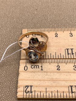 *Кольцо р.18 Топаз цв Красное, Белое арт. 01-5068-00-201-1111-57-190 (вес 2,8 г) - фото 341243 *Кольцо р.18 Топаз цв Красное, Белое арт. 01-5068-00-201-1111-57-190 (вес 2,8 г) - фото 341243