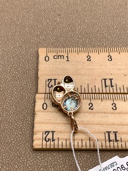 *Подвеска Топаз цв Красное и Белое арт. 03-2743-00-201-1111-57-373 (вес 2,09 г) - фото 341255 *Подвеска Топаз цв Красное и Белое арт. 03-2743-00-201-1111-57-373 (вес 2,09 г) - фото 341255