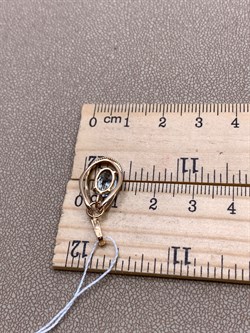 *Подвеска Топаз цв Красное и Белое арт. 03-3128-00-201-1111-57-953 (вес 1,48 г) - фото 341273 *Подвеска Топаз цв Красное и Белое арт. 03-3128-00-201-1111-57-953 (вес 1,48 г) - фото 341273