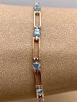 *Браслет р.17-21 Топаз цв Красное и Белое арт. 05-0637-00-201-1111-57-117 (вес 4,75 г) - фото 341277 *Браслет р.17-21 Топаз цв Красное и Белое арт. 05-0637-00-201-1111-57-117 (вес 4,75 г) - фото 341277