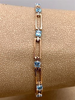 *Браслет р.17-21 Топаз цв Красное и Белое арт. 05-0637-00-201-1111-57-117 (вес 4,75 г) - фото 341280 *Браслет р.17-21 Топаз цв Красное и Белое арт. 05-0637-00-201-1111-57-117 (вес 4,75 г) - фото 341280