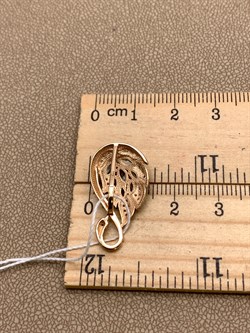 *Подвеска Топаз, Фианит цв Красное арт. 03-2497-00-207-1110-46-410 (вес 2,44 г) - фото 341321 *Подвеска Топаз, Фианит цв Красное арт. 03-2497-00-207-1110-46-410 (вес 2,44 г) - фото 341321