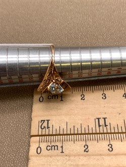 *Кольцо р.17,5 Топаз цв Красное арт. 01-4963-00-201-1110-46-790 (вес 2,15 г) - фото 341373 *Кольцо р.17,5 Топаз цв Красное арт. 01-4963-00-201-1110-46-790 (вес 2,15 г) - фото 341373