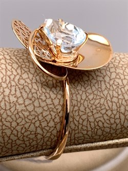 *Кольцо р.17,5 Топаз цв Красное арт. 01-4963-00-201-1110-46-790 (вес 2,15 г) - фото 341376 *Кольцо р.17,5 Топаз цв Красное арт. 01-4963-00-201-1110-46-790 (вес 2,15 г) - фото 341376