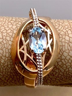 *Кольцо р.17 Топаз цв Красное арт. 01-5141-01-201-1110-57-600 (вес 2,48 г) - фото 341391