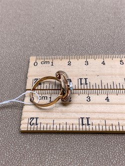 *Кольцо р.17 Топаз цв Красное арт. 01-5141-01-201-1110-57-600 (вес 2,48 г) - фото 341397