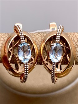 *Серьги Топаз цв Красное арт. 02-4146-01-201-1110-57-735 (вес 3,63 г) - фото 341402 *Серьги Топаз цв Красное арт. 02-4146-01-201-1110-57-735 (вес 3,63 г) - фото 341402