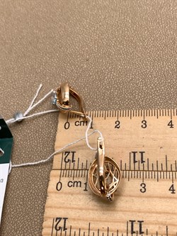 *Серьги Топаз цв Красное арт. 02-4146-01-201-1110-57-735 (вес 3,63 г) - фото 341403 *Серьги Топаз цв Красное арт. 02-4146-01-201-1110-57-735 (вес 3,63 г) - фото 341403