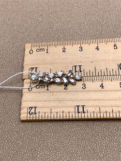 *Подвеска Топаз, Фианит цв Красное арт. 03-0001-00-207-1110-57-895 (вес 1,55 г) - фото 341421