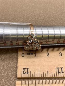 *Кольцо р.17,5 Топаз, Фианит цв Красное арт. 01-0001-00-207-1110-57-840 (вес 3,07 г) - фото 341455 *Кольцо р.17,5 Топаз, Фианит цв Красное арт. 01-0001-00-207-1110-57-840 (вес 3,07 г) - фото 341455