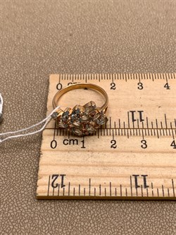 *Кольцо р.17,5 Топаз, Фианит цв Красное арт. 01-0001-00-207-1110-57-840 (вес 3,07 г) - фото 341462 *Кольцо р.17,5 Топаз, Фианит цв Красное арт. 01-0001-00-207-1110-57-840 (вес 3,07 г) - фото 341462