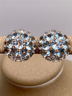 *Серьги Топаз цв Красное арт. 02-3188-00-201-1110-46-419 (вес 5,72 г) - фото 341495 *Серьги Топаз цв Красное арт. 02-3188-00-201-1110-46-419 (вес 5,72 г) - фото 341495