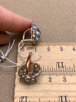 *Серьги Топаз цв Красное арт. 02-3188-00-201-1110-46-419 (вес 5,72 г) - фото 341497 *Серьги Топаз цв Красное арт. 02-3188-00-201-1110-46-419 (вес 5,72 г) - фото 341497