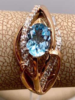 *Кольцо р.18 Топаз цв Красное арт. 01-5374-00-201-1110-57-777 (вес 3,08 г) - фото 341502 *Кольцо р.18 Топаз цв Красное арт. 01-5374-00-201-1110-57-777 (вес 3,08 г) - фото 341502