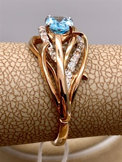 *Кольцо р.18 Топаз цв Красное арт. 01-5374-00-201-1110-57-777 (вес 3,08 г) - фото 341503 *Кольцо р.18 Топаз цв Красное арт. 01-5374-00-201-1110-57-777 (вес 3,08 г) - фото 341503