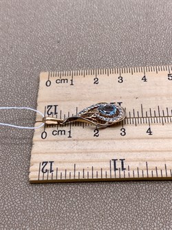 *Подвеска Топаз цв Красное арт. 03-2833-01-201-1110-57-167 (вес 1,8 г) - фото 341534 *Подвеска Топаз цв Красное арт. 03-2833-01-201-1110-57-167 (вес 1,8 г) - фото 341534