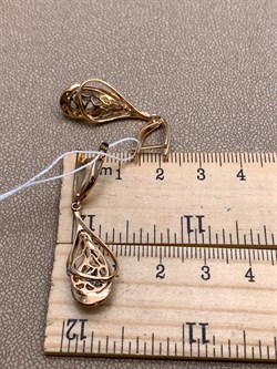 *Серьги Топаз цв Красное арт. 02-4148-01-201-1110-57-381 (вес 4,72 г) - фото 341539 *Серьги Топаз цв Красное арт. 02-4148-01-201-1110-57-381 (вес 4,72 г) - фото 341539