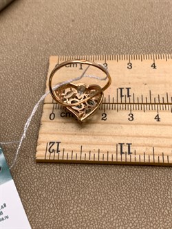 *Кольцо р.20 Топаз, Фианит цв Красное арт. 01-4899-00-207-1110-46-052 (вес 3,38 г) - фото 341563 *Кольцо р.20 Топаз, Фианит цв Красное арт. 01-4899-00-207-1110-46-052 (вес 3,38 г) - фото 341563