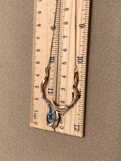 *Колье р.45-50 Топаз цв Красное арт. 07-0203-00-201-1110-46-675 (вес 5,81 г) - фото 341610 *Колье р.45-50 Топаз цв Красное арт. 07-0203-00-201-1110-46-675 (вес 5,81 г) - фото 341610