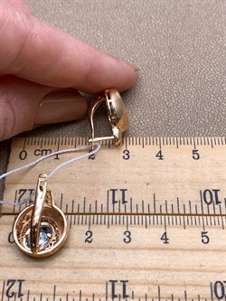 *Серьги Топаз цв Красное арт. 02-4055-00-201-1110-57-427 (вес 4,24 г) - фото 341616 *Серьги Топаз цв Красное арт. 02-4055-00-201-1110-57-427 (вес 4,24 г) - фото 341616