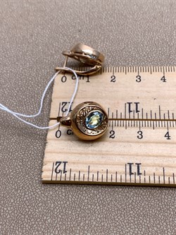 *Серьги Топаз цв Красное арт. 02-4055-00-201-1110-57-427 (вес 4,24 г) - фото 341617 *Серьги Топаз цв Красное арт. 02-4055-00-201-1110-57-427 (вес 4,24 г) - фото 341617