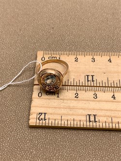 *Кольцо р.16,5 Топаз цв Красное арт. 01-5091-00-201-1110-57-874 (вес 2,41 г) - фото 341626 *Кольцо р.16,5 Топаз цв Красное арт. 01-5091-00-201-1110-57-874 (вес 2,41 г) - фото 341626