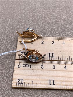 *Серьги Топаз цв Красное арт. 02-4476-00-201-1110-57-498 (вес 5,33 г) - фото 341633 *Серьги Топаз цв Красное арт. 02-4476-00-201-1110-57-498 (вес 5,33 г) - фото 341633